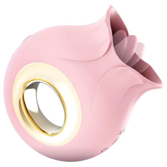 HD Ranskalainen suudelma - nuoluvibraattori (pinkki)