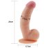 Lovetoy Ultra Soft – taipuisa, aidontuntuinen dildo – 21,5 cm (luonnollinen)