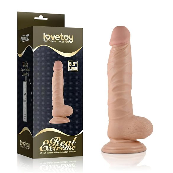 Lovetoy Real Extreme - imukuppidildo - 21 cm (nude)