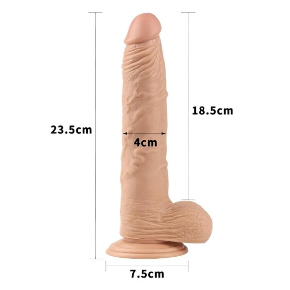 Lovetoy Real Extreme - dildo imukupilla - 24cm