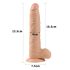 Lovetoy Real Extreme - dildo imukupilla - 24cm