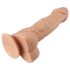 Lovetoy Real Extreme - dildo imukupilla - 23 cm - luonnollinen