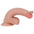 Lovetoy Nature - Aidon tuntuinen tuplakerrosdildo 18 cm (nude)