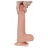 Lovetoy Nature - Aidon tuntuinen tuplakerrosdildo 18 cm (nude)