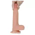 Lovetoy Nature Cock - realistinen kaksikerroksinen dildo 18cm - iho