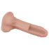 Lovetoy Nature - Aidon tuntuinen tuplakerrosdildo 18 cm (nude)