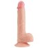Lovetoy Nature Cock - realistinen dildo imukupilla - 21 cm - beige