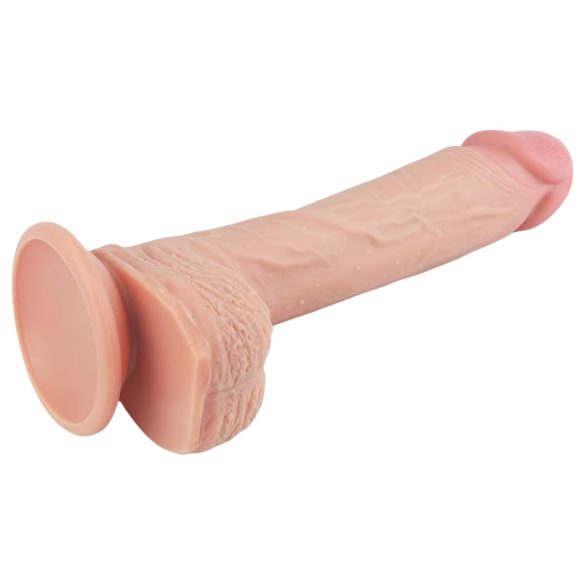 Lovetoy Nature Cock - realistinen dildo imukupilla - 21 cm - beige