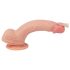 Lovetoy Nature Cock - realistinen dildo imukupilla - 21 cm - beige