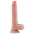 Lovetoy Nature Cock - realistinen kaksikerroksinen dildo - 20cm - nude