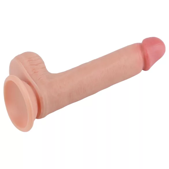 Lovetoy Nature Cock - realistinen kaksikerroksinen dildo - 20cm - nude