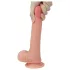 Lovetoy Nature Cock - realistinen kaksikerroksinen dildo - 20cm - nude