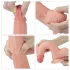 Lovetoy Nature Cock - realistinen kaksikerroksinen dildo - 20cm - nude