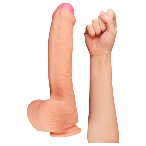 Lovetoy Nature Cock - realistinen kaksikerrosdildo - 28 cm - iho
