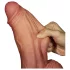 Lovetoy - realistinen tuplakerros dildo - 26 cm - ihonvärinen