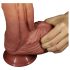 Lovetoy - aidon tuntuinen kaksikerrosdildo - 26 cm (luonnollinen)
