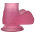 Lovetoy - dildo imukupilla - jelly, 15 cm, pinkki