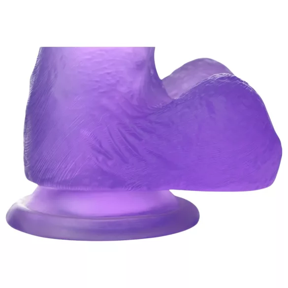 Lovetoy - dildo taputtimella - 15 cm - violetti