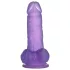 Lovetoy - dildo taputtimella - 15 cm - violetti