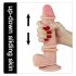Lovetoy Liukupinta - kaksikerroksinen dildo - 21cm (nude)