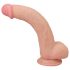 Lovetoy Sliding-Skin - kaksikerroksinen dildo - 23 cm (luonnonväri)