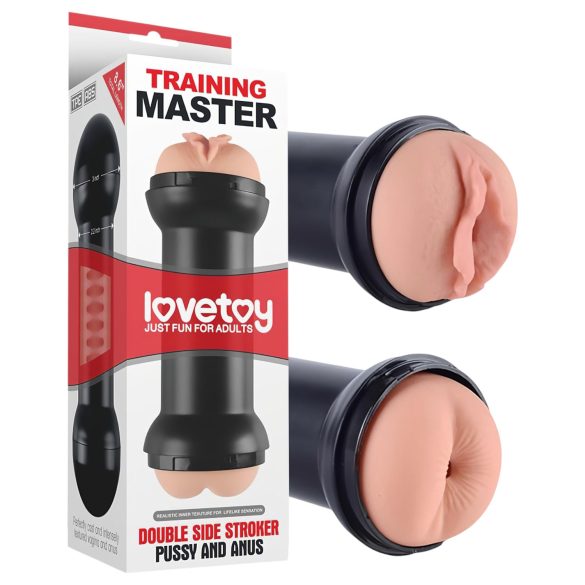 Lovetoy - vagina- ja anaalimasturbaattori (luonnollinen)