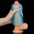 Lovetoy Training Master - kaksipuolinen, uritettu masturbaattori (sininen)