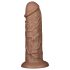 Lovetoy Chubby - imukupilla varustettu luonnollinen dildo - 25 cm (nude)