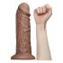 Lovetoy Chubby - imukupilla varustettu luonnollinen dildo - 25 cm (nude)