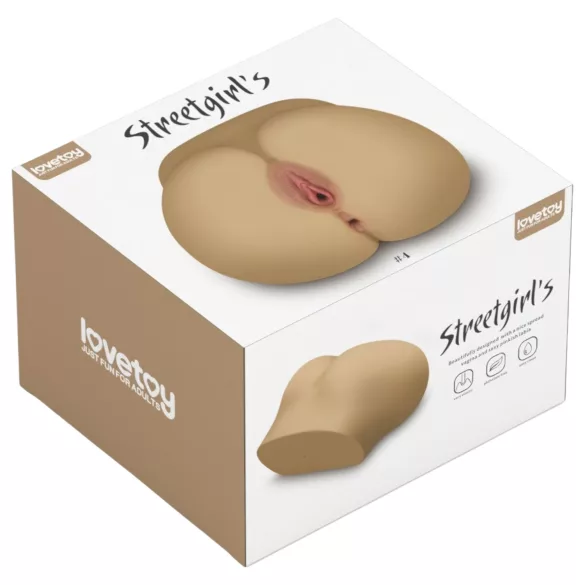 Lovetoy - tekopillu ja peppu torso - realistinen väri