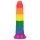 Lovetoy Prider - realistinen dildo - 19 cm - sateenkaari