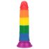Lovetoy Prider - realistinen dildo - 19 cm - sateenkaari