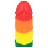 Lovetoy Prider - realistinen dildo - 19 cm - sateenkaari
