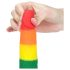 Lovetoy Prider - realistinen dildo - 19 cm - sateenkaari