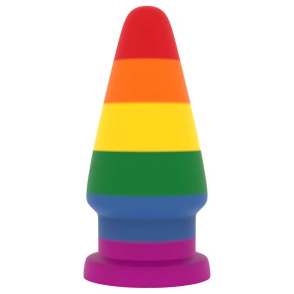 Lovetoy Prider - anustappi, sateenkaari, 15 cm