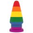 Lovetoy Prider - anustappi, sateenkaari, 15 cm
