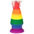 Lovetoy Prider - anustappi, sateenkaari, 15 cm