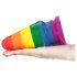 Lovetoy Prider - anustappi, sateenkaari, 15 cm
