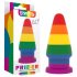 Lovetoy Prider - anustappi, sateenkaari, 15 cm