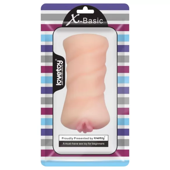 Lovetoy X-Basic - tekopillu masturboija - luonnollinen
