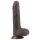 Lovetoy Sliding-Skin - kaksikerroksinen dildo - 18 cm - ruskea