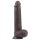 Lovetoy Sliding-Skin - kaksikerroksinen dildo - 23cm (ruskea)
