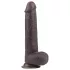 Lovetoy - kaksikerroksinen dildo - 23 cm - ruskea