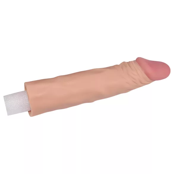Lovetoy Pleasure X-tender - peniksenhylsy - 19 cm - läpikuultava