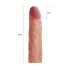 Lovetoy Pleasure X-tender - peniksenhylsy - 19 cm - läpikuultava