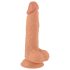 Mr. Rude - realistinen dildo imukupilla - 19cm luonnollinen