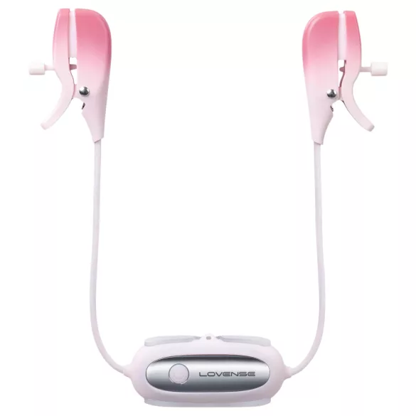 Lovense Gemini - Sovelluksella ohjattava värisevä nännipuristin (pinkki)