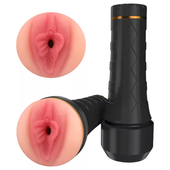 Tracy's Dog - masturbointikuppi - realistinen vagina - musta/nude