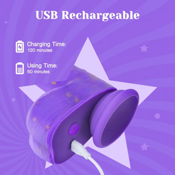 Tracy's Dog Jelivoy - realistinen vibraattori - 22cm - liila