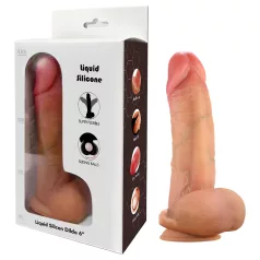 FeelSkin - ultra‑realistinen kivesdildo (nude, 12,5 cm)